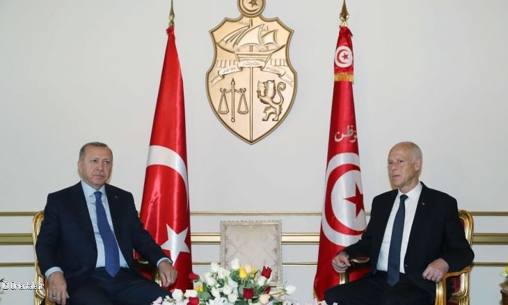 Présidents Kaîs Sayed et Recep Tayyip Erdogan