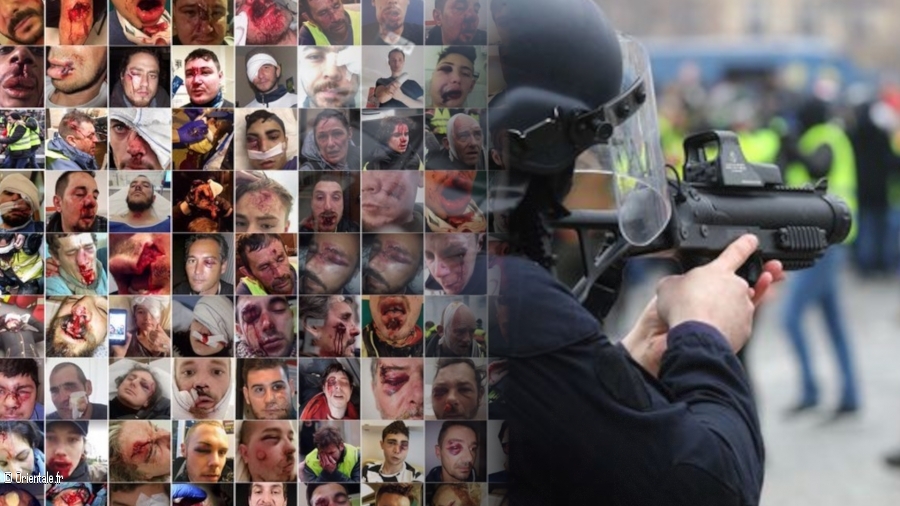 En France: La police sur ordre des élites dirigeantes massacre le peuple français