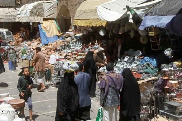 Un march en Arabie saoudite