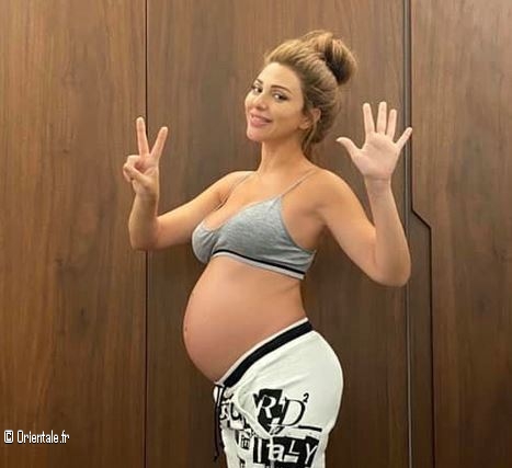 Myriam Fares enceinte