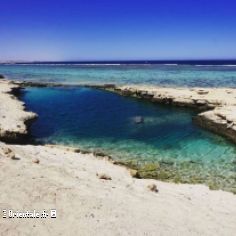 Lac Meteor  la plage de Nayzak - Mer rouge - Egypte