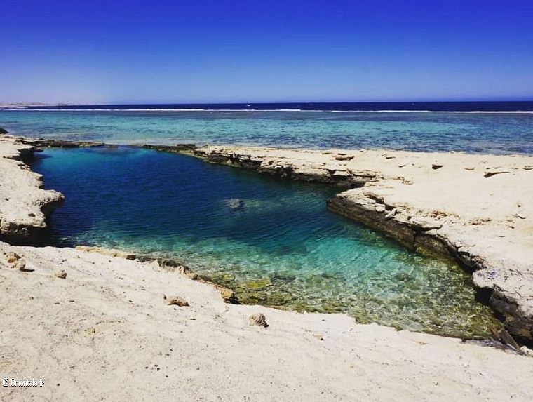 Lac Meteor  la plage de Nayzak - Mer rouge - Egypte