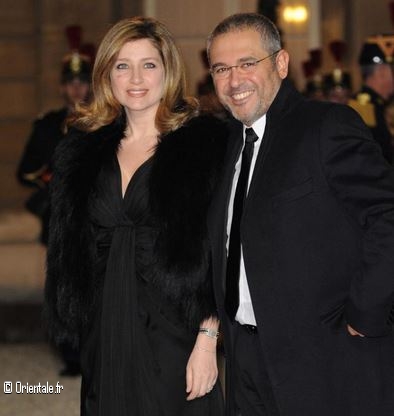 Elie Saab et Claudine, son pouse