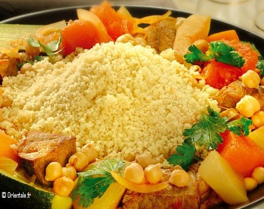 Couscous aux sept légumes Couscous aux sept légumes