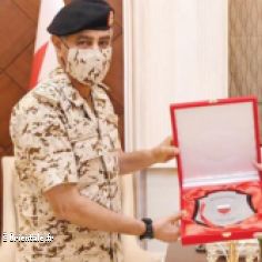 Chefs des forces armées du Bahrein, et d'Arabie saoudite