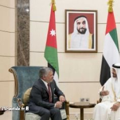 Mohammed Ben Zayed et Le Roi Abdallah