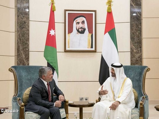 Mohammed Ben Zayed et Le Roi Abdallah