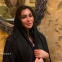 Mirhan Hussein avec un foulard noir, façon hijab