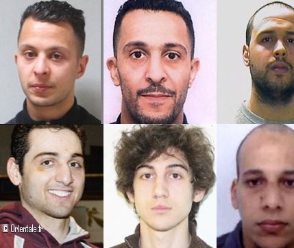 Les auteurs des attentats du 13 novembre 2015, plus les frres Kouachi