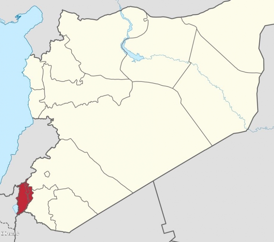 Gouvernorat de Quneitra, en Syrie