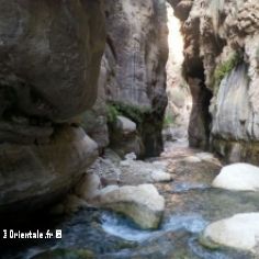 L'oued Karak, Jordanie