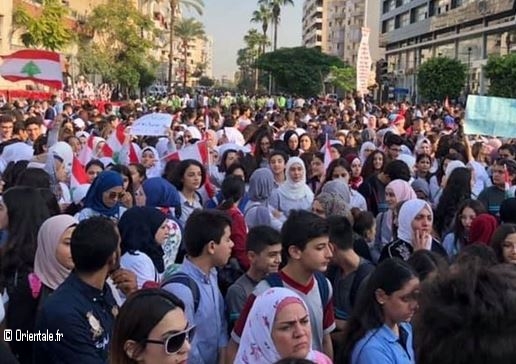 Manifestations à Saïda au Liban
