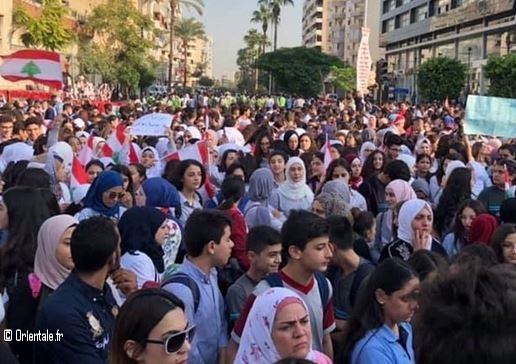 Manifestations  Sada au Liban