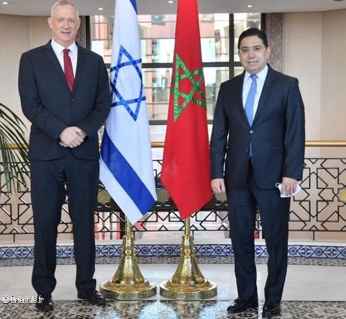 Benny Gantz et Bourita