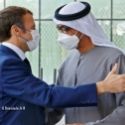 Emmanuel Macron, président de la France et Ben Zayed, prince émirien