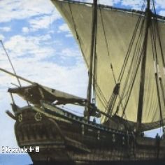 Un bateau ancien d'Oman, proche de l'Arabie