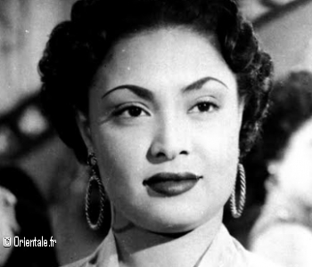 Souad Makkawi, actrice égyptienne, dans les environs des années 1950