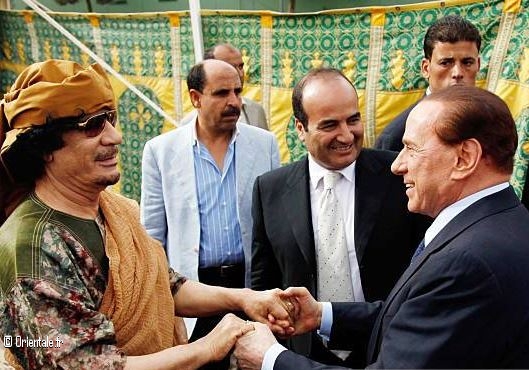 La rencontre en Libye entre Berlusconi et Kadhafi, le 30 août