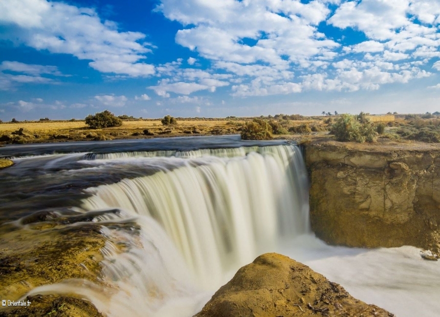 Cours d'eau Wadi El Rayan, prs de Jdeita, Jordanie