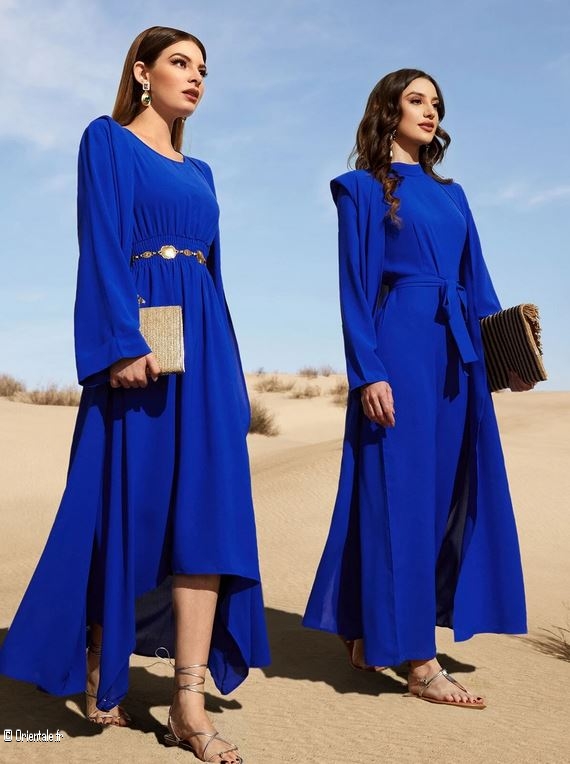 Shein robes bleues