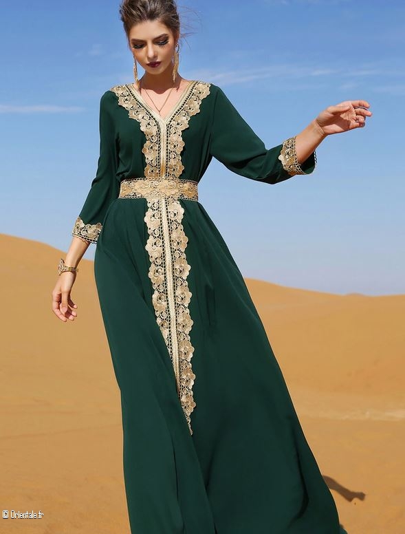 Robe verte marque Zapaka