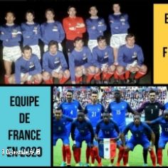 Equipes de France, en 1970 et en 2020