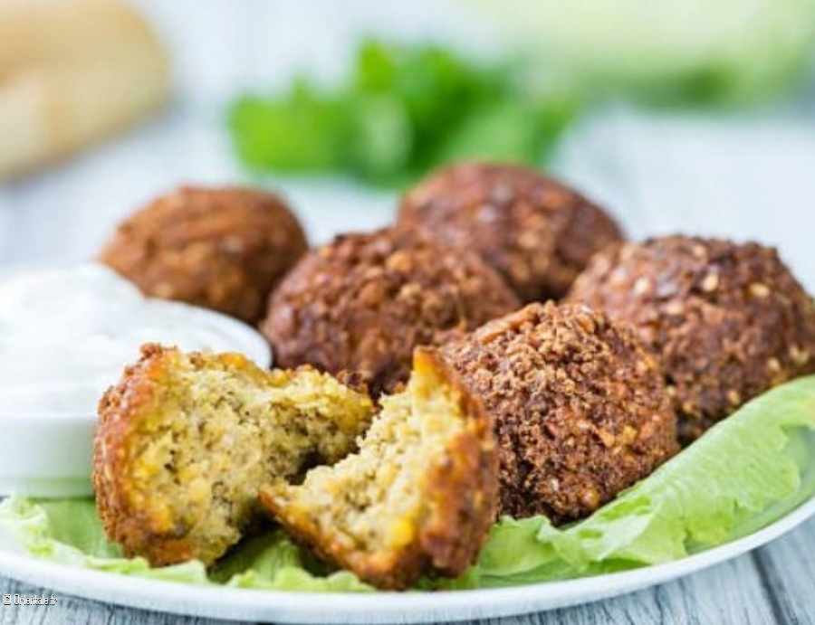 Plat de falafels