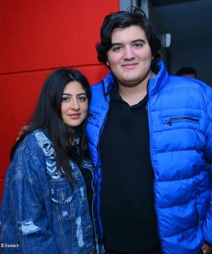 Abdullah Al-Hawari, avec sa soeur Maryam Al Hawari