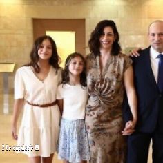 Naftali Bennet et sa famille en 2021