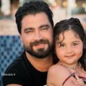 Moatasem Al-Nahar avec sa fille