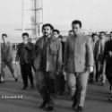 Che Guevara en Algrie, marche auprs du prsident algrien Ben Bella 1963