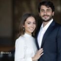 Couple Princesse Iman de Jordanie et son fianc