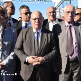 Le ministre des Moudjahidine La�d Rebigua, en visite � Skikda pour rendre hommage aux Moujahidine