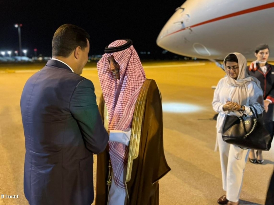 Le Ministre saoudien du Tourisme, lors de son arrivée à Alger