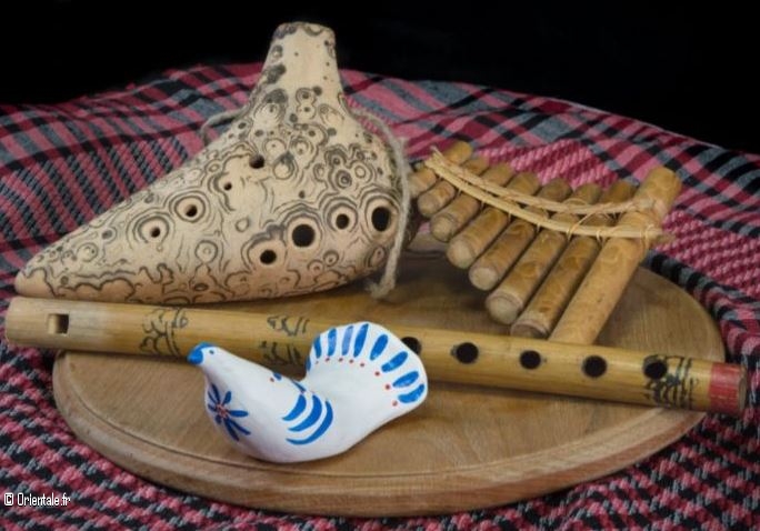 Instruments de musique  vent arabes saoudiens