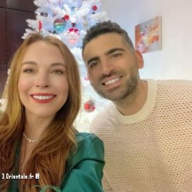 Lindsay Lohan attend son premier enfant de Bader Shammas