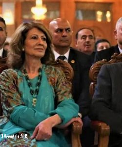 Le président irakien Abdul Latif Jamal Rashid et son épouse