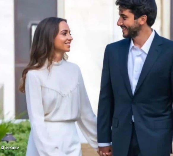 Princesse Iman de Jordanie avec son fiancé, Jamil Thermiotis