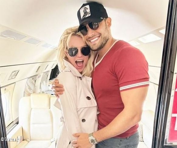 Britney Spears et son mari Sam Asghari en juin 2023