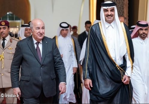 Visite du Président Abdel Majid Tebboune au Qatar Visite du Président Abdel Majid Tebboune au Qatar