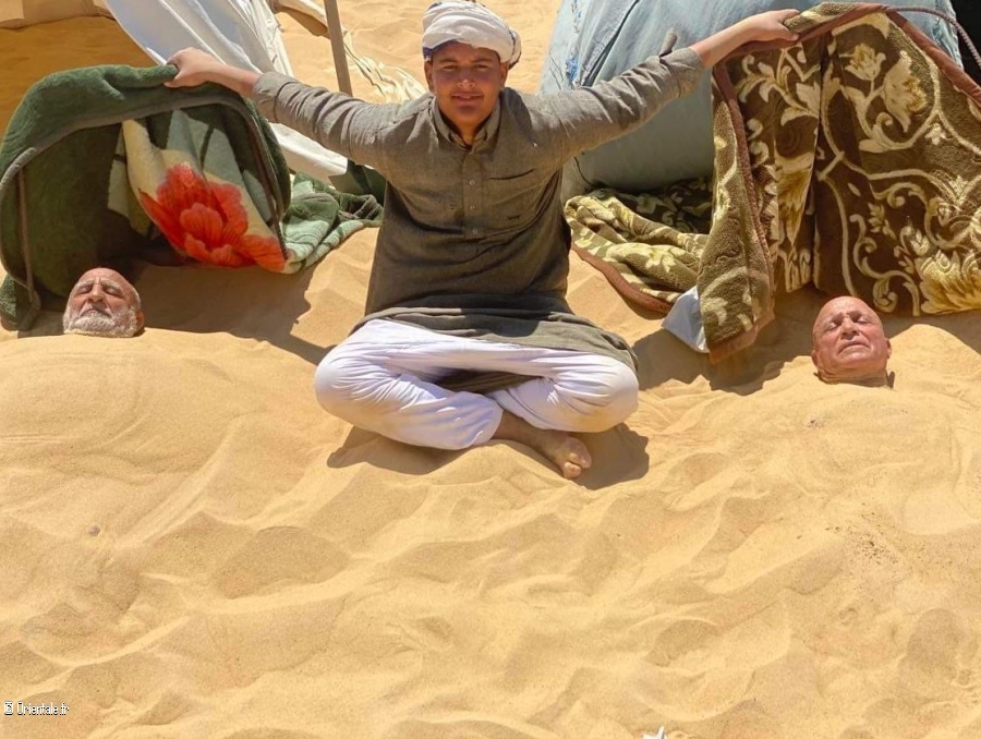 Oasis Siwa, traitement au sable chaud
