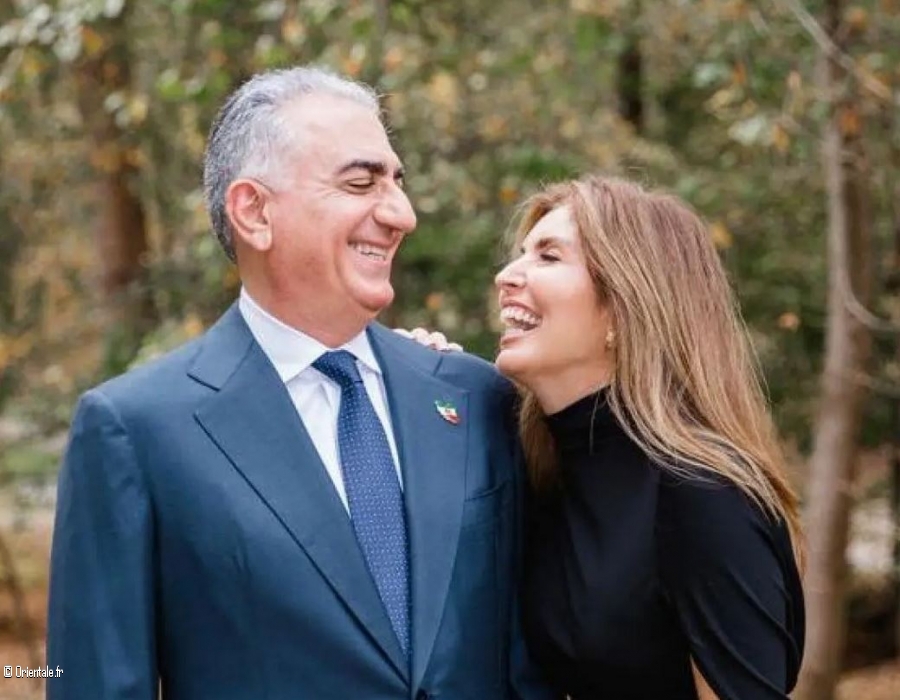 Les parents d'Iman, Reza Pahlavi II et sa femme Yasmine