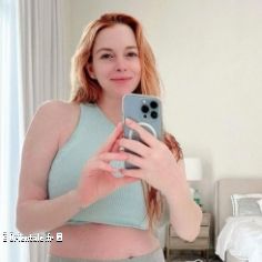Lindsay Lohan quelques semaines après son accouchement, le 1er août 23