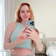 Lindsay Lohan quelques semaines aprs son accouchement, le 1er aot 23