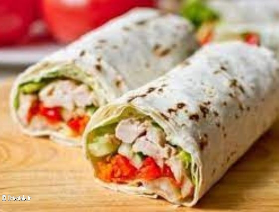 Pain lavash garni Pain lavash garni