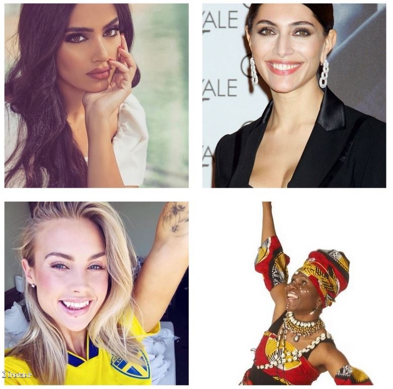 Palmarès des femmes les plus attirantes selon Men's Health Arabe, Italienne, Suédoise, Congolaise