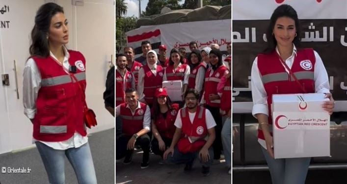 Yasmine Sabri se porte volontaire au Croissant-Rouge pour aider les Palestiniens