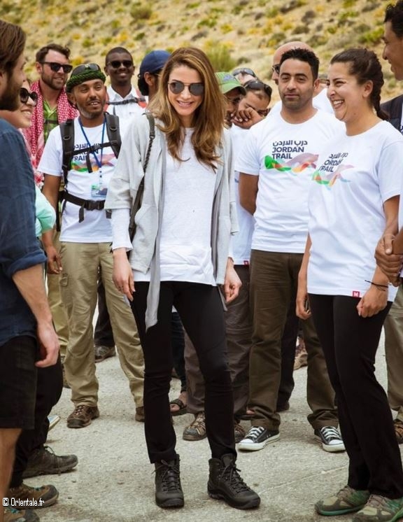 La reine Rania est très sportive!