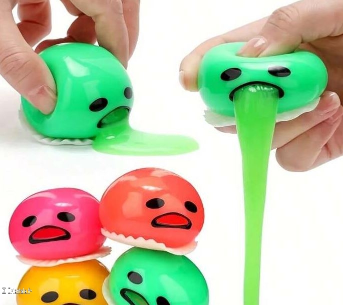 Slime semblable  du vomis vert