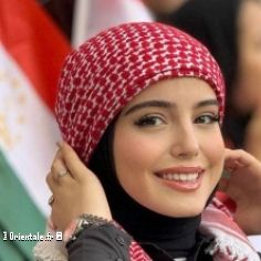 La belle supportrice jordanienne a intrigu sur les rseaux sociaux